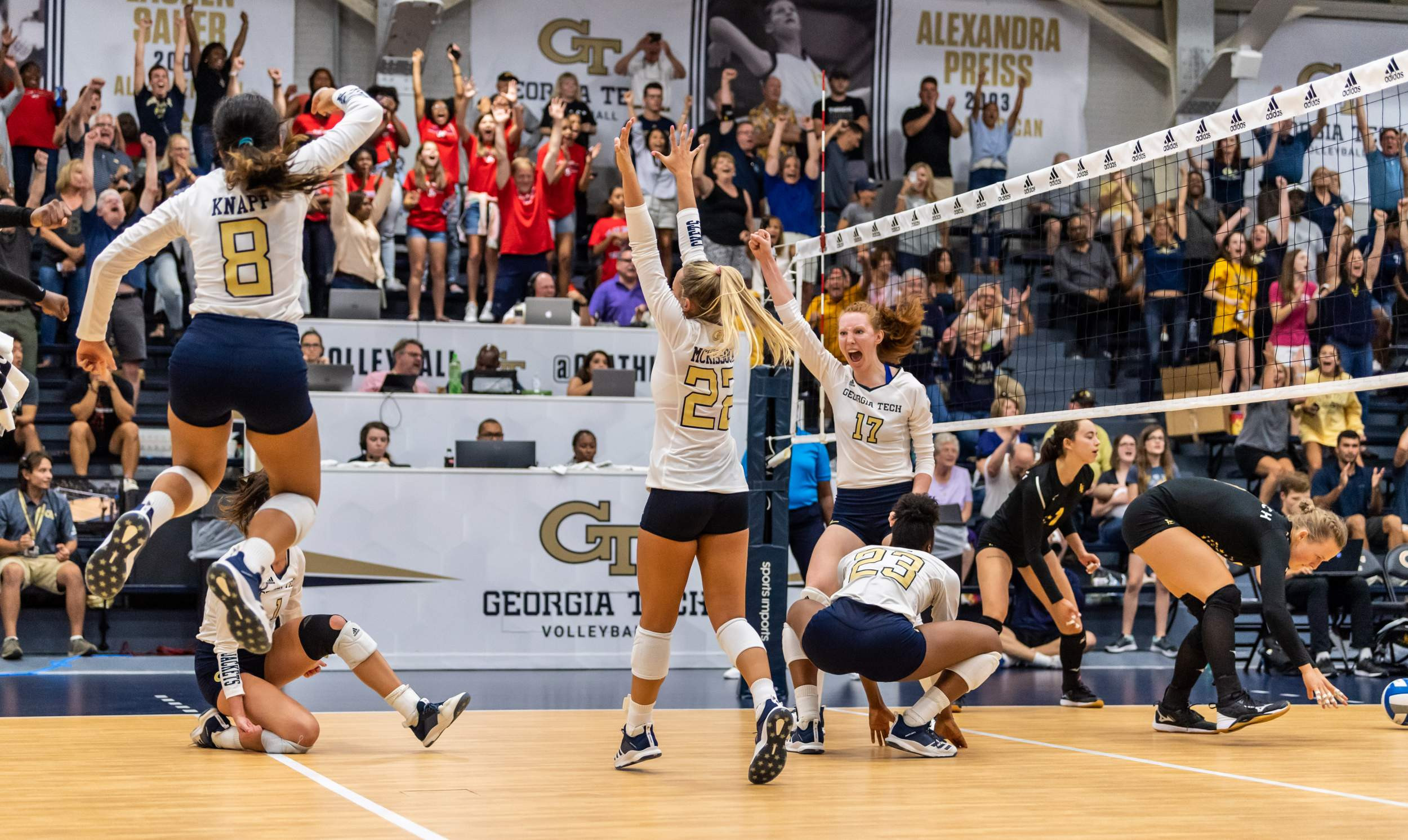Photos Volleyball vs. Long Beach State Tech Yellow Jackets
