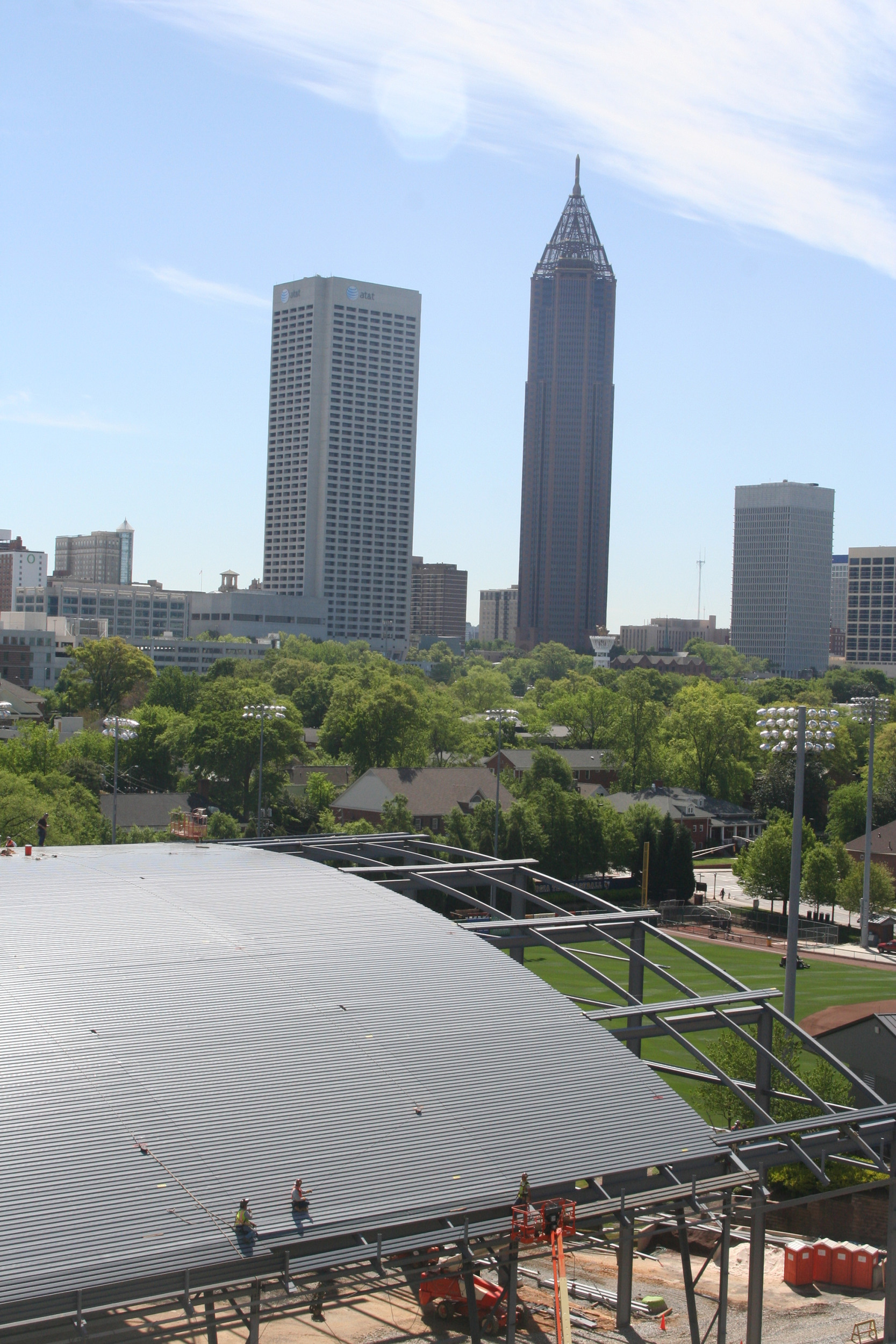Week 15 - Photo taken on April 13, 2011 - A photo of midtown in the background - Photo taken by Josie G. Giles â?¢ School of Chemical & Biomolecular Engineering