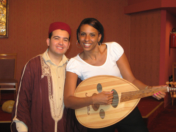 LaChina with the guitar legend of Tunisia