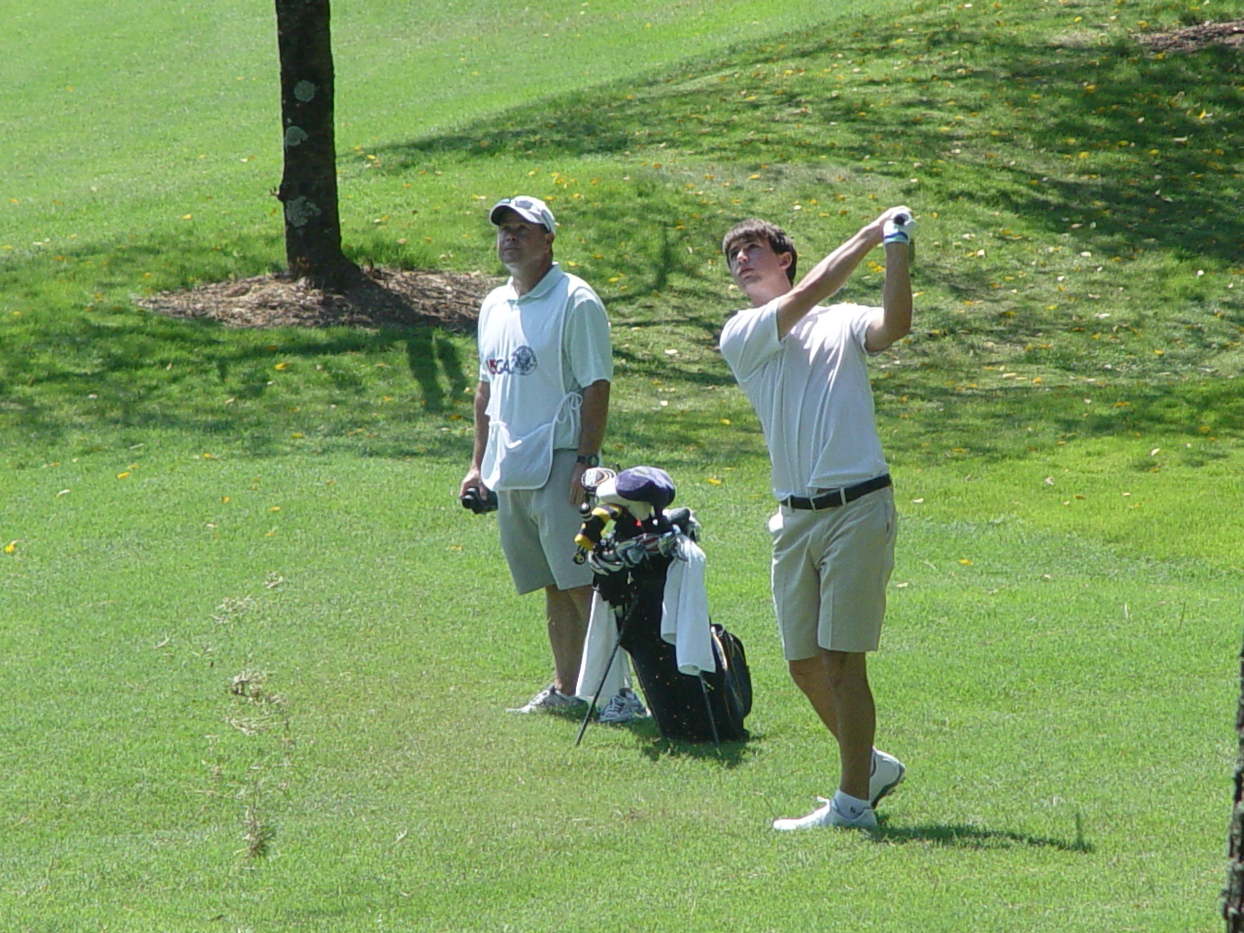 Ollie Schniederjans during the second round of match play at the U.S. Amateur, August 14, 2014, Atlanta Athletic Club, Johns Creek, Ga.