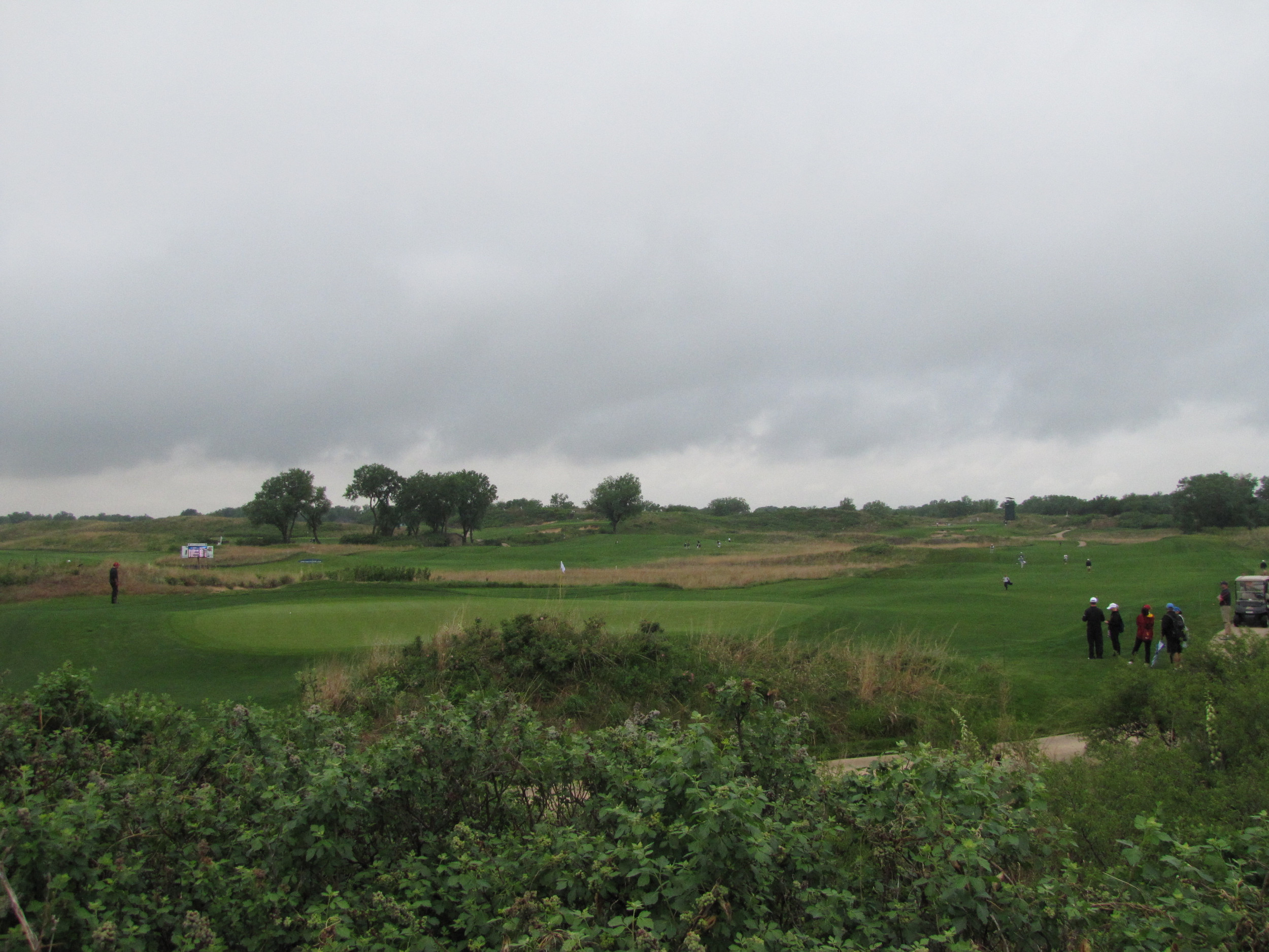 A look over the front 9 at Prairie Dunes during the first round of NCAA Championship, May 24, 2014