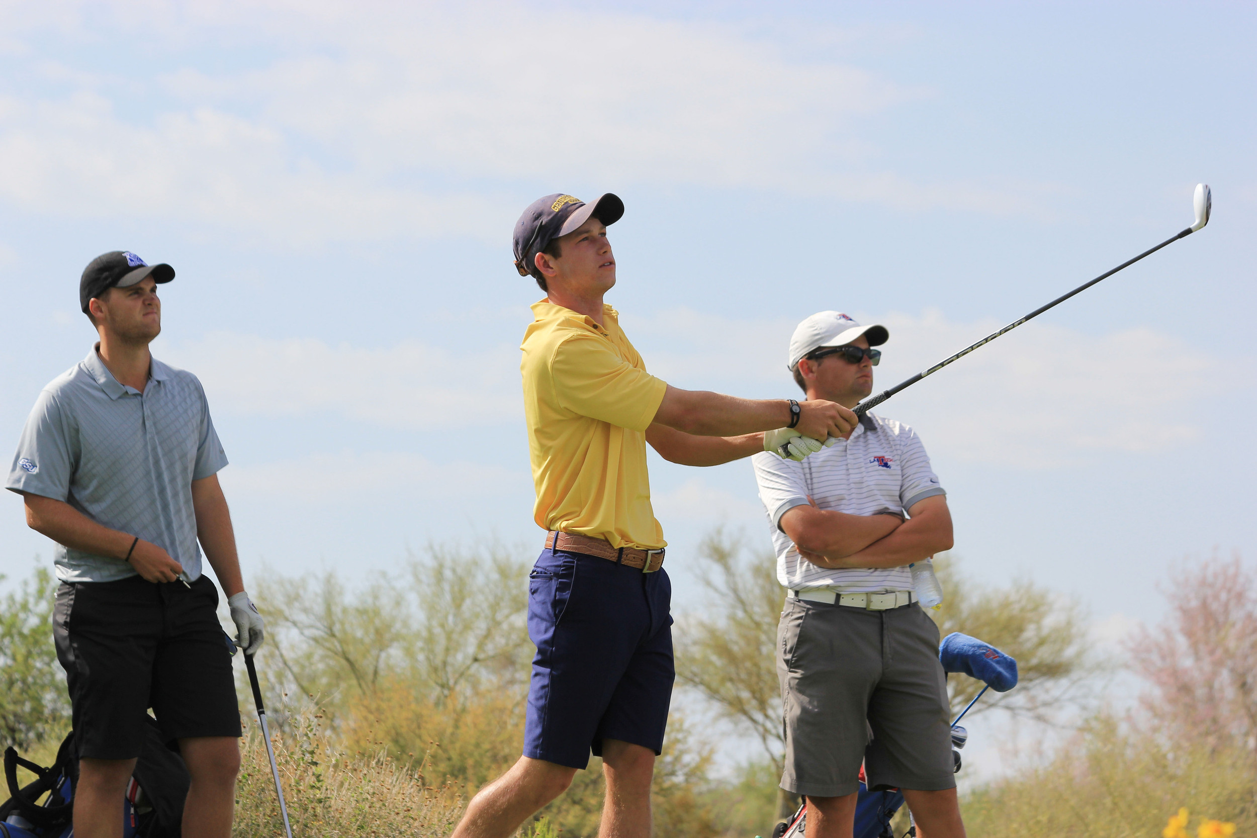 James Clark during the second round of the NCAA Tucson Golf Regional, Gallery Golf Club, Marana, Ariz.