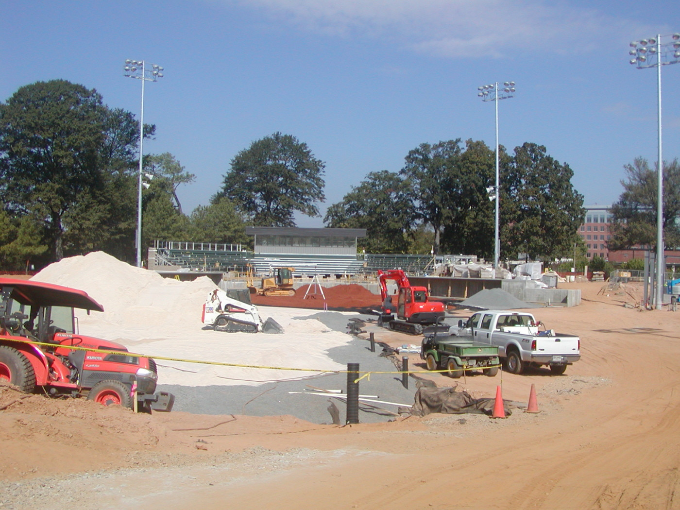 Oct. 6, 2008 - The view from center field.
