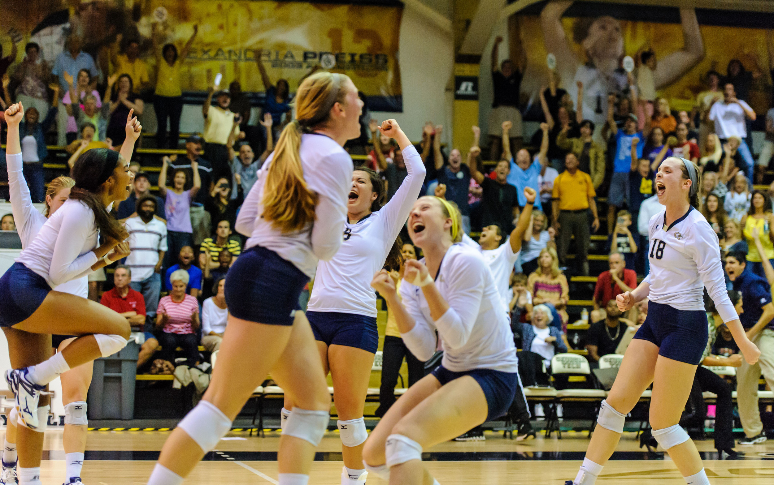 Point Tech! The Jackets win!