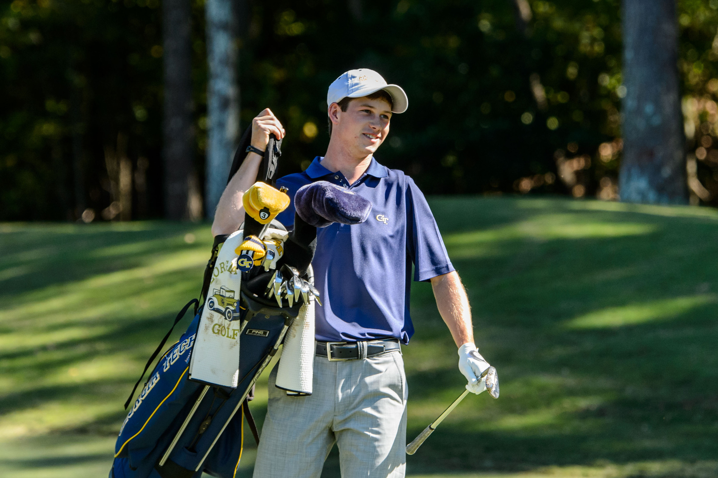 James Clark during the final round of the United States Collegiate Championship at the Golf Club of Georgia, October 18, 2015