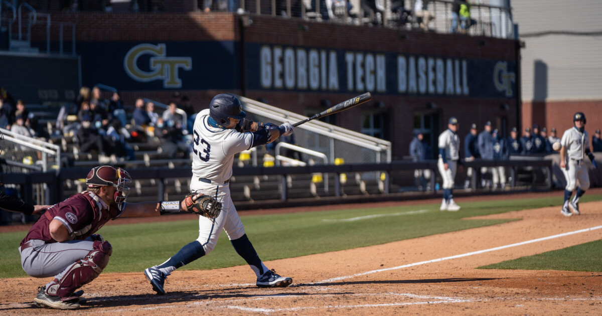 Big Bats Beat Colonels on Opening Day Baseball — Tech Yellow