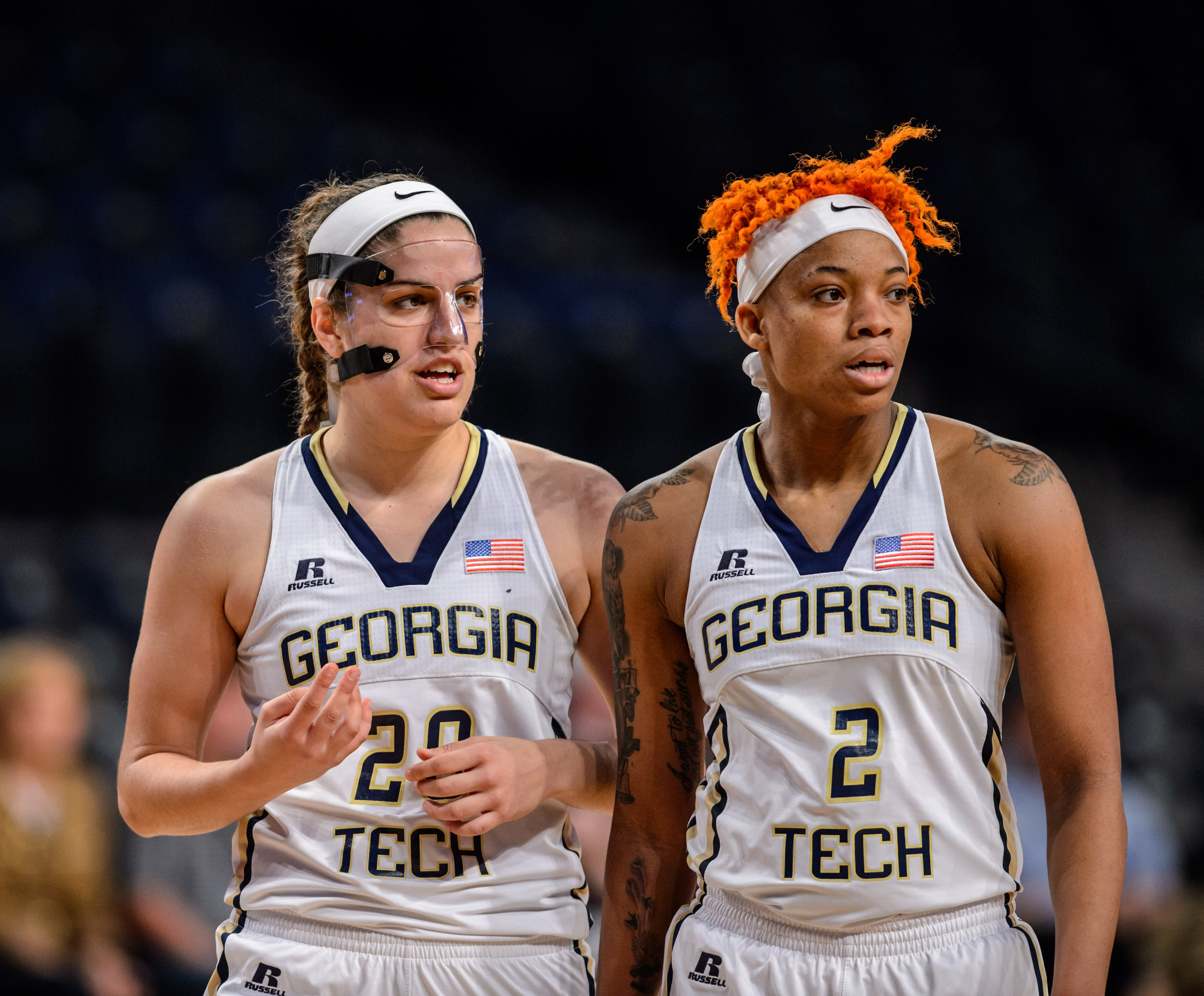 Irene Gari (20), Aaliyah Whiteside (2)
