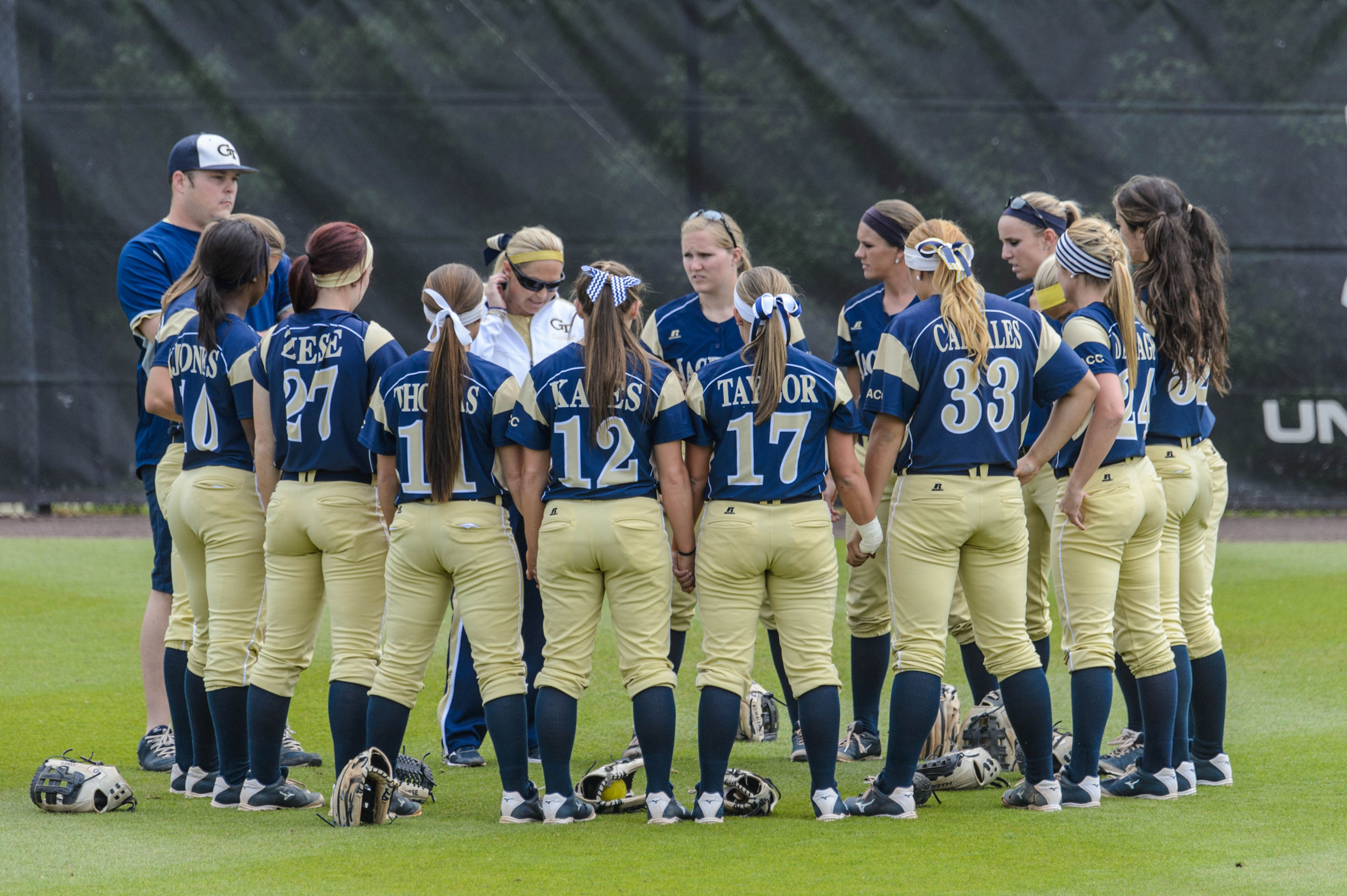Team huddle