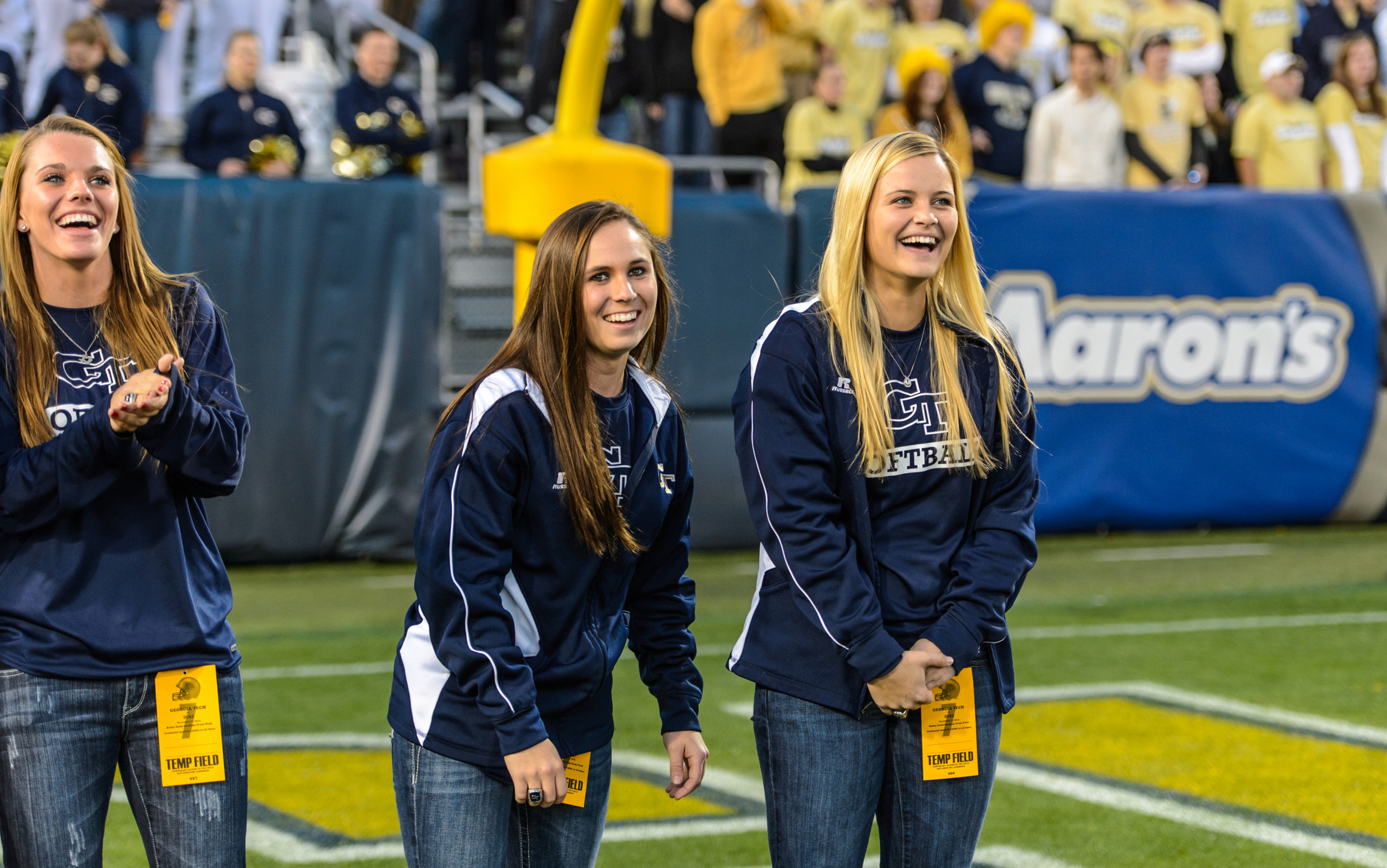 Georgia Tech Softball receives their 2012 ACC Championship Rings.