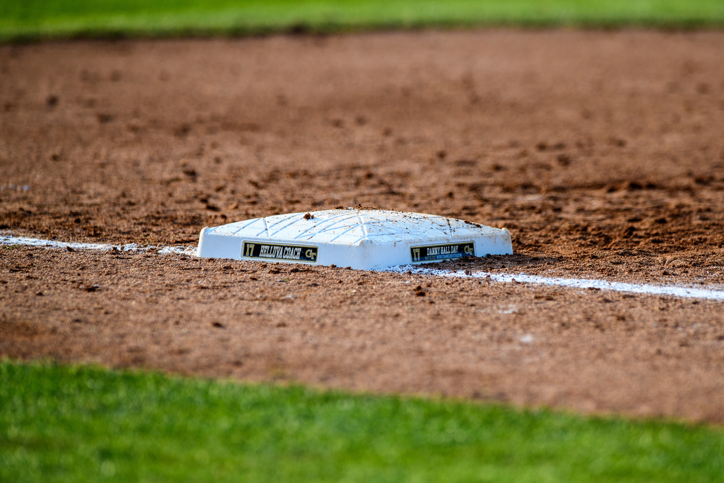 Special commemorative bases for Danny Hall Day