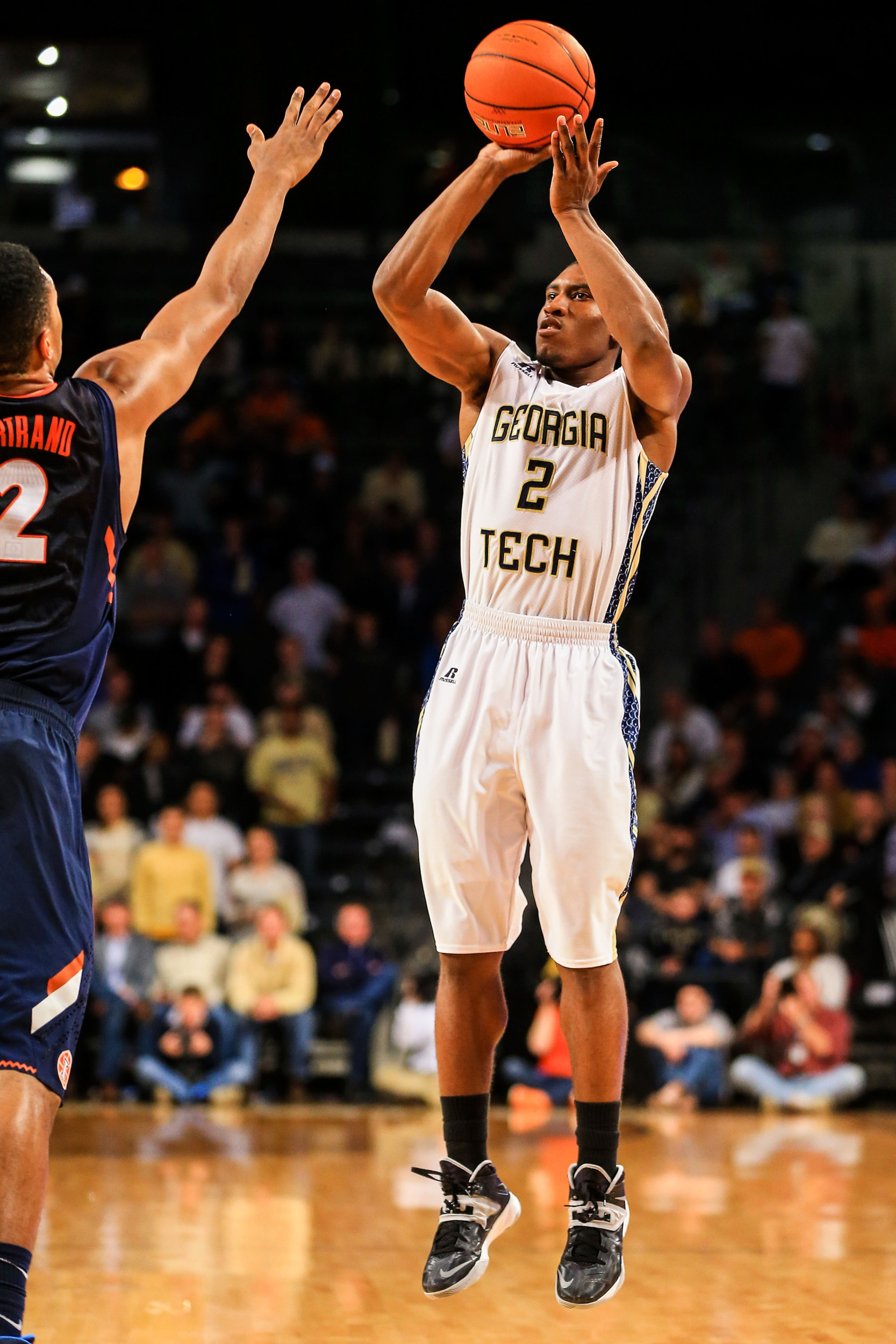 Solomon Poole (2) shoots the ball in the second half. (Daniel Shirey-USA TODAY Sports)