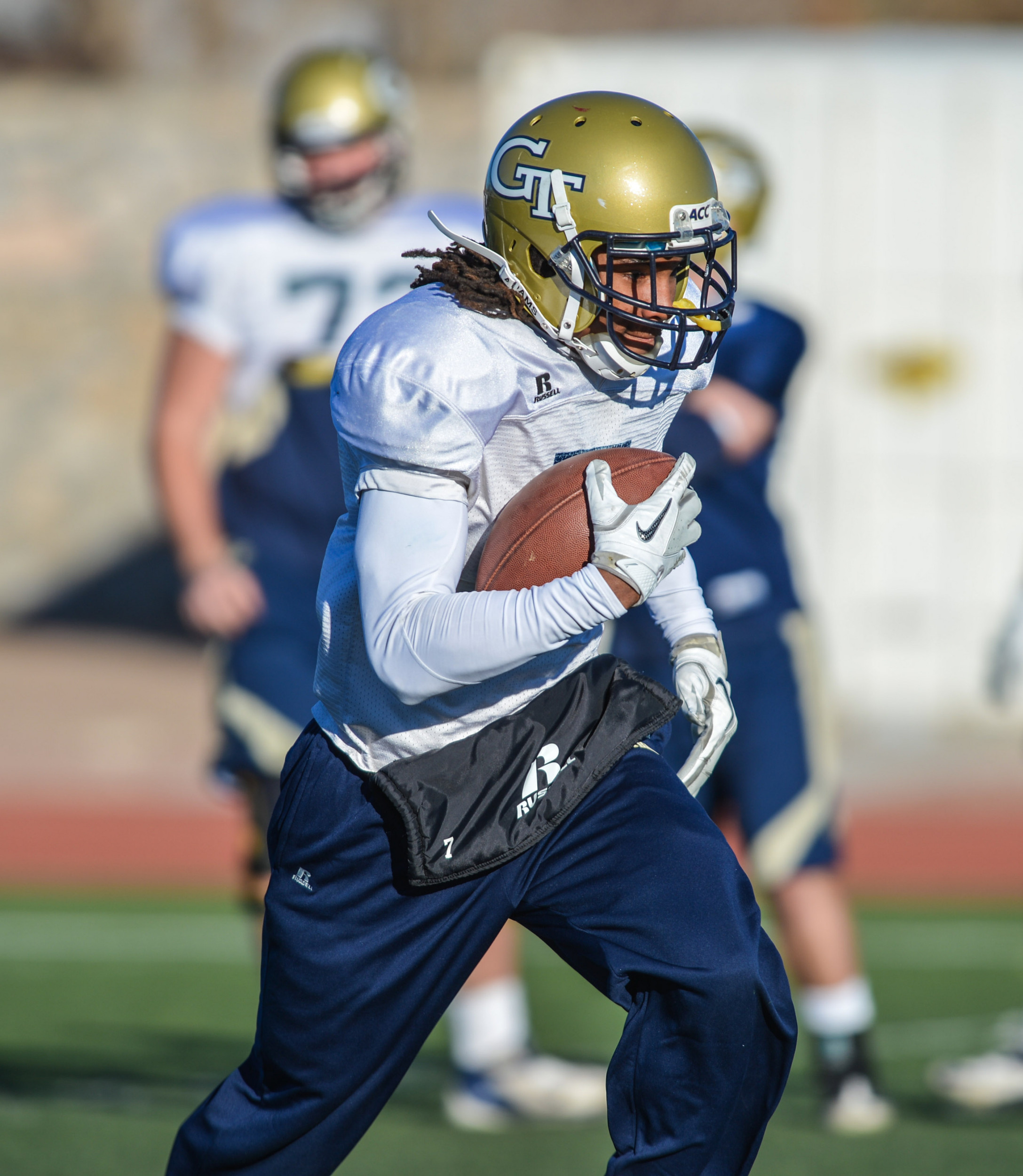 Georgia Tech held it's second practice in El Paso for the 2012 Hyundai Sun Bowl.