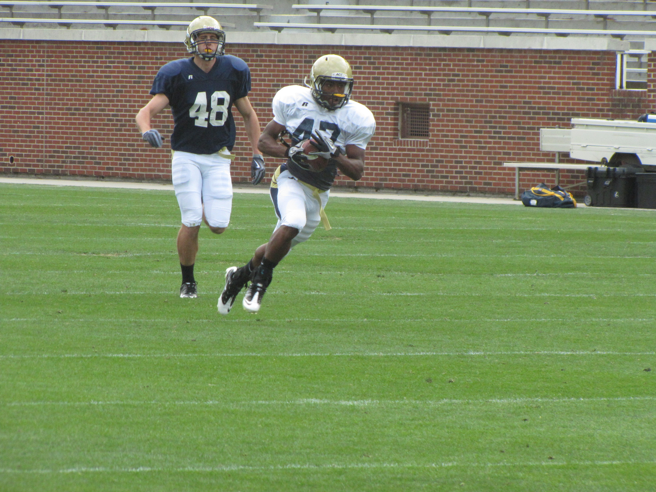 Georgia Tech Football Practice - April 4, 2011