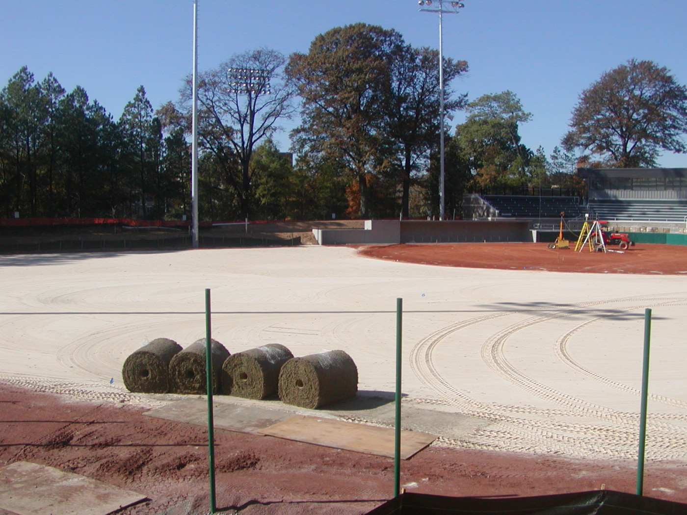 Sod is installed at the new stadium - 11/10/08