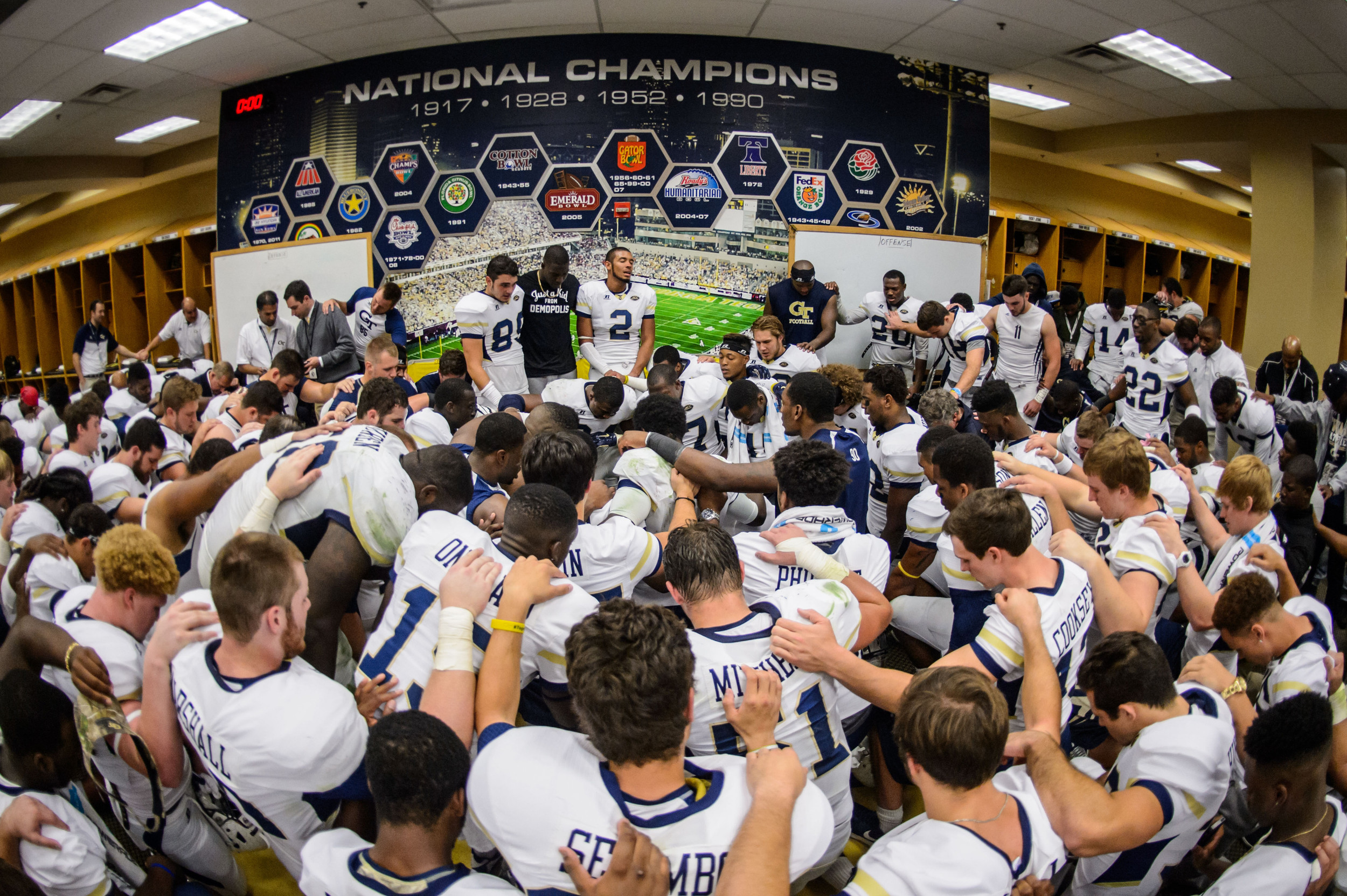 The team reflects on the victory