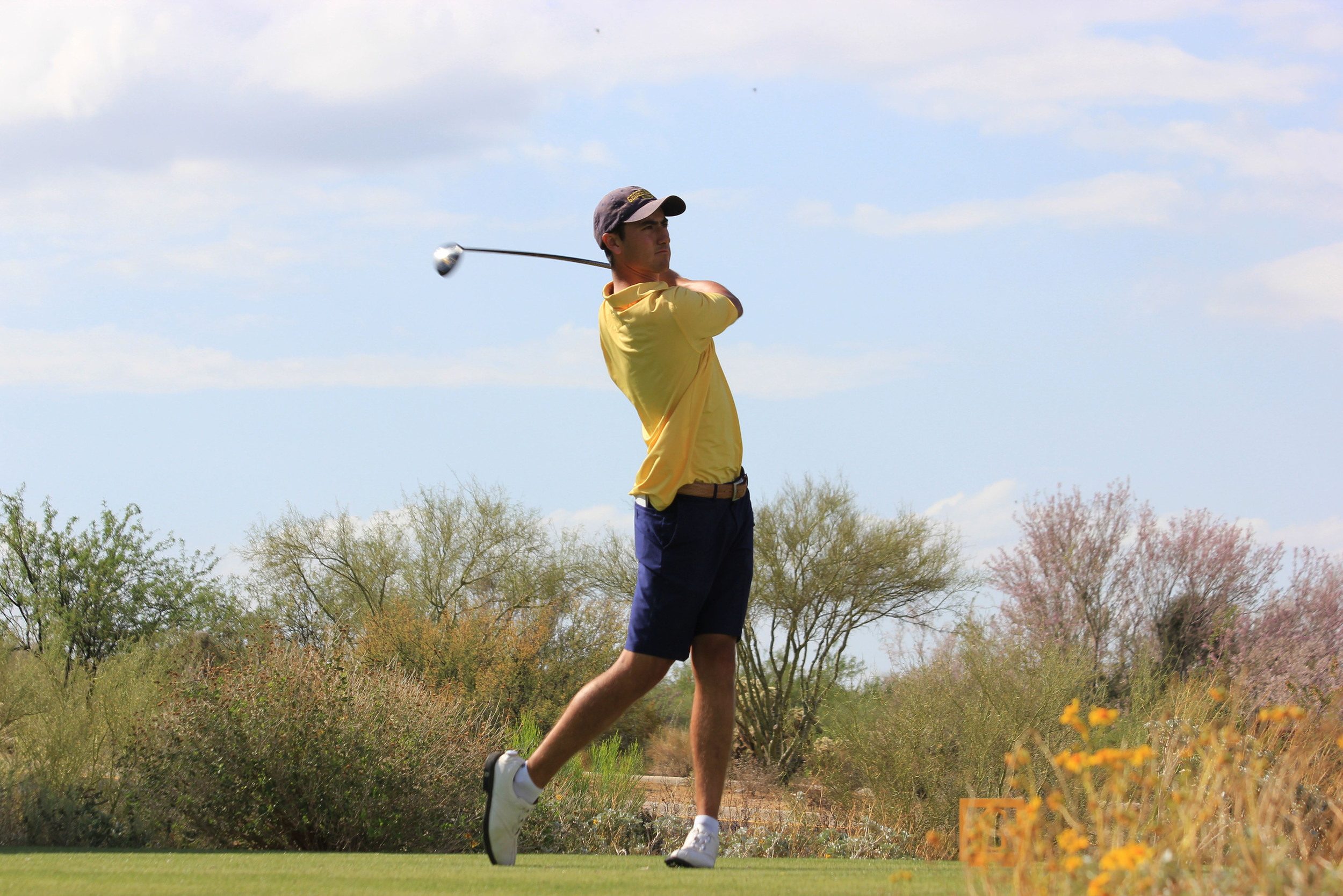 Chris Petefish during the second round of the NCAA Tucson Golf Regional, Gallery Golf Club, Marana, Ariz.