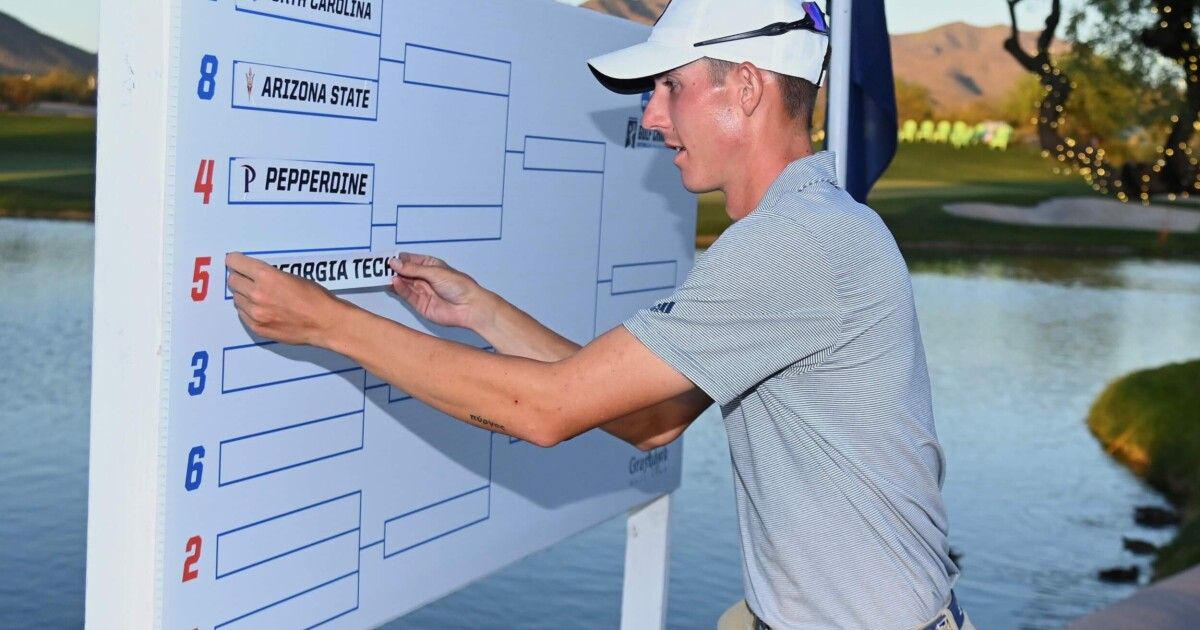 Jackets Land No. 5 Seed in Match Play at NCAA Golf