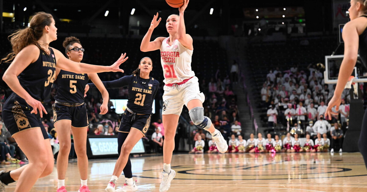 ND Edges Tech in Overtime Women's Basketball — Tech Yellow