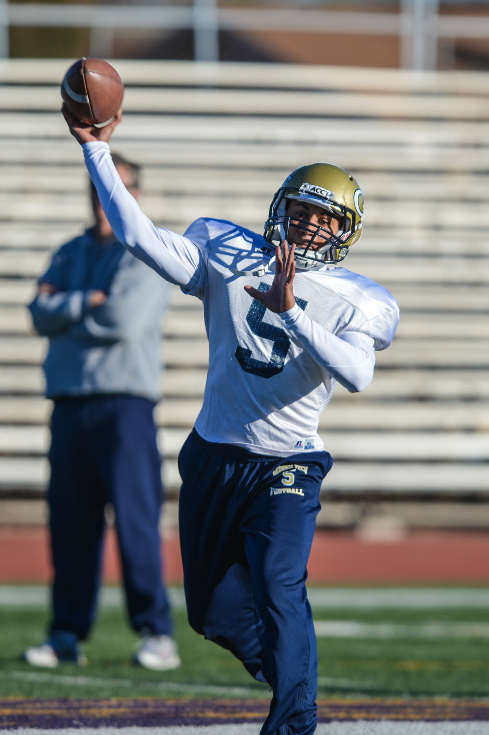 Georgia Tech held it's second practice in El Paso for the 2012 Hyundai Sun Bowl.