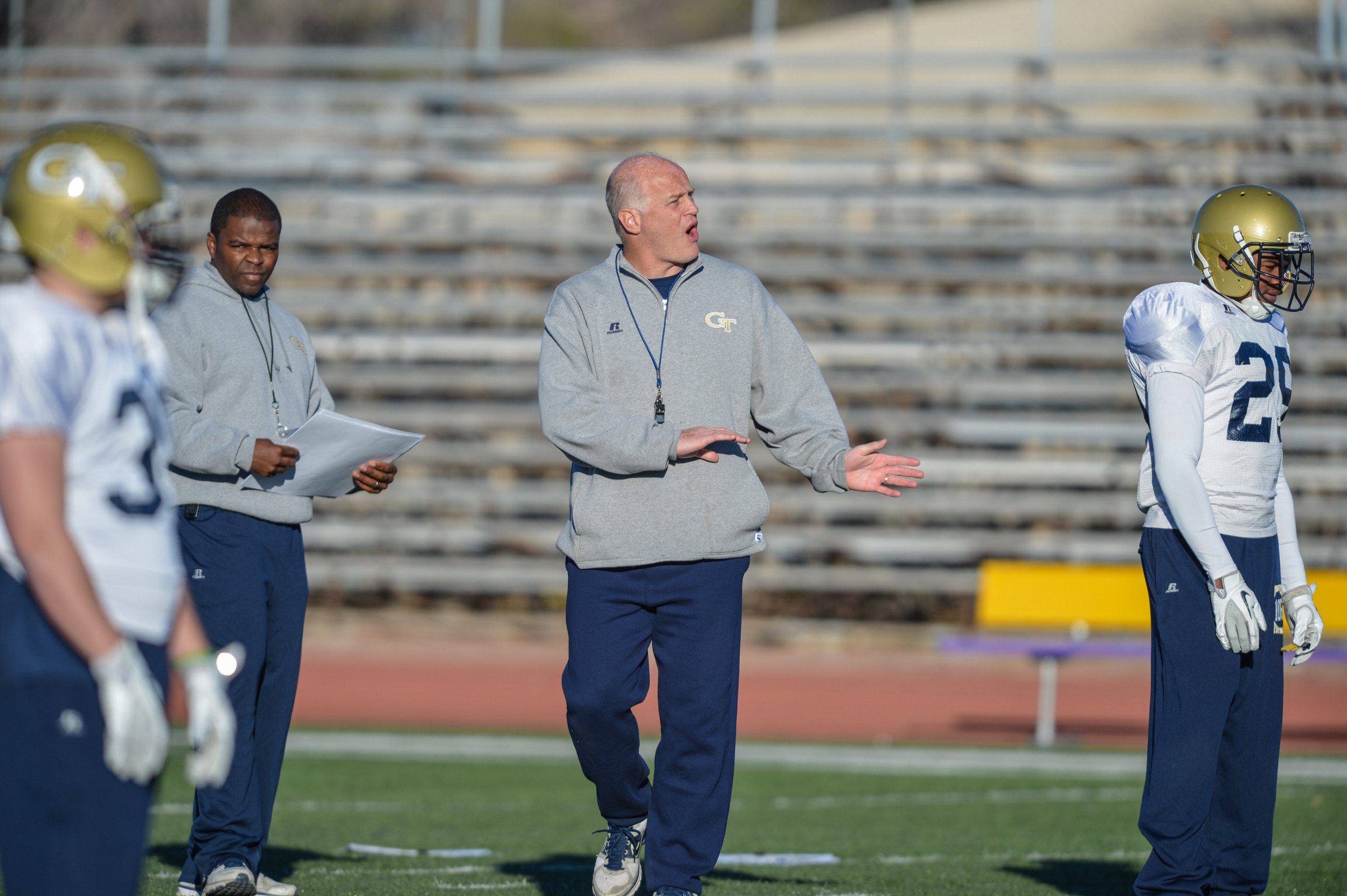Georgia Tech held it's second practice in El Paso for the 2012 Hyundai Sun Bowl.