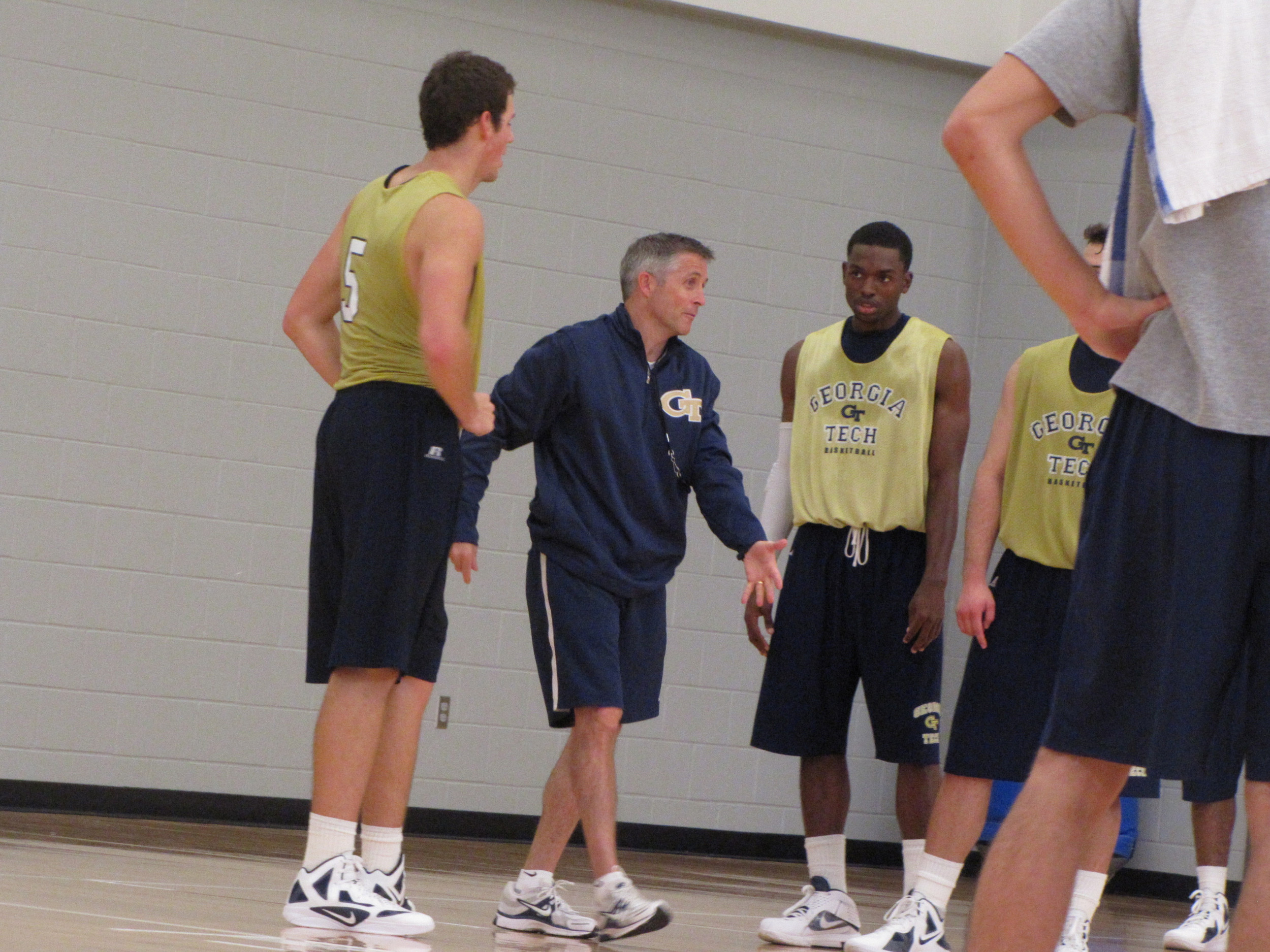 Brian Gregory working with Daniel Miller.