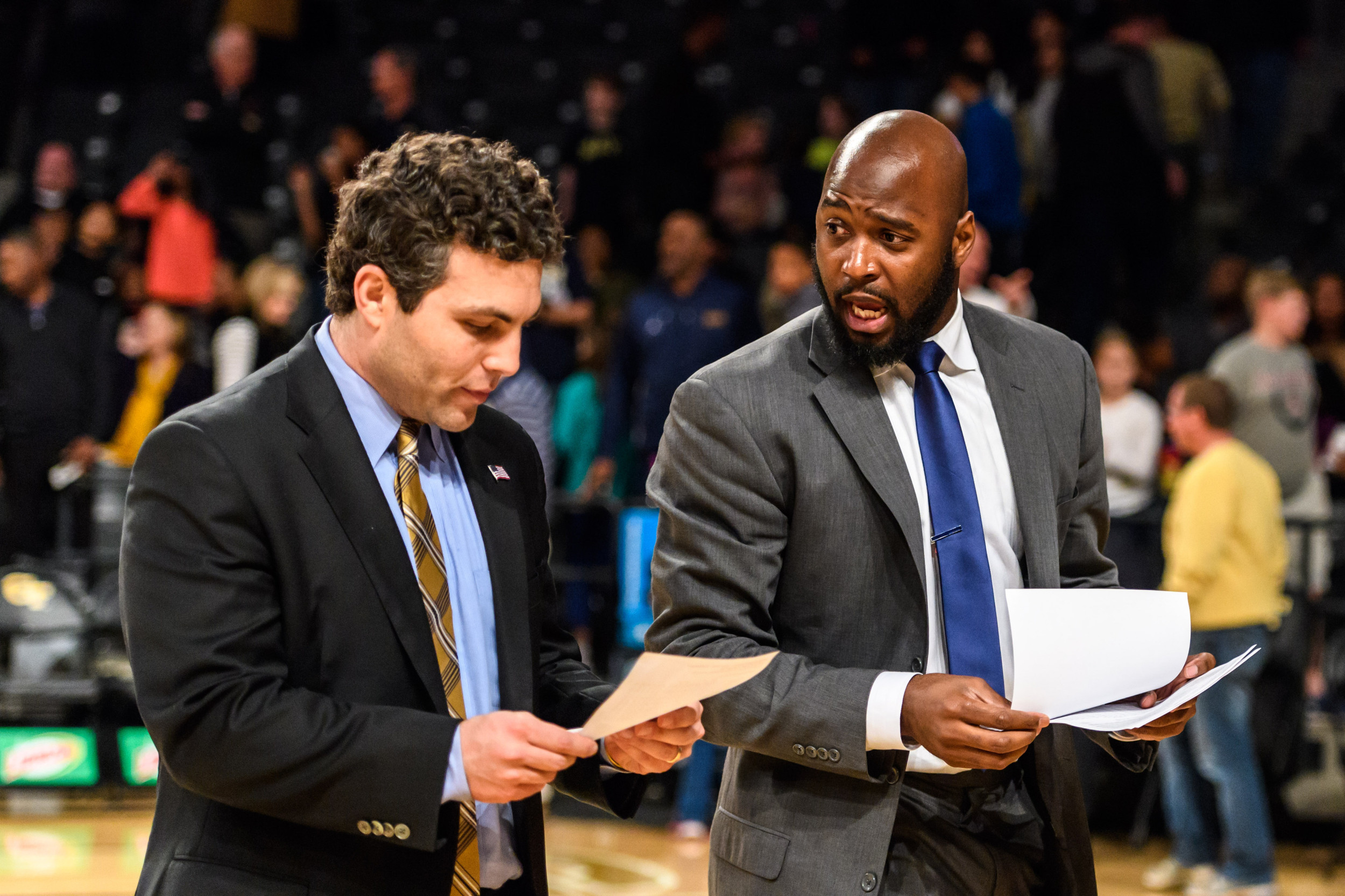 Coach Josh Pastner, Director of Player Personnel Mario West