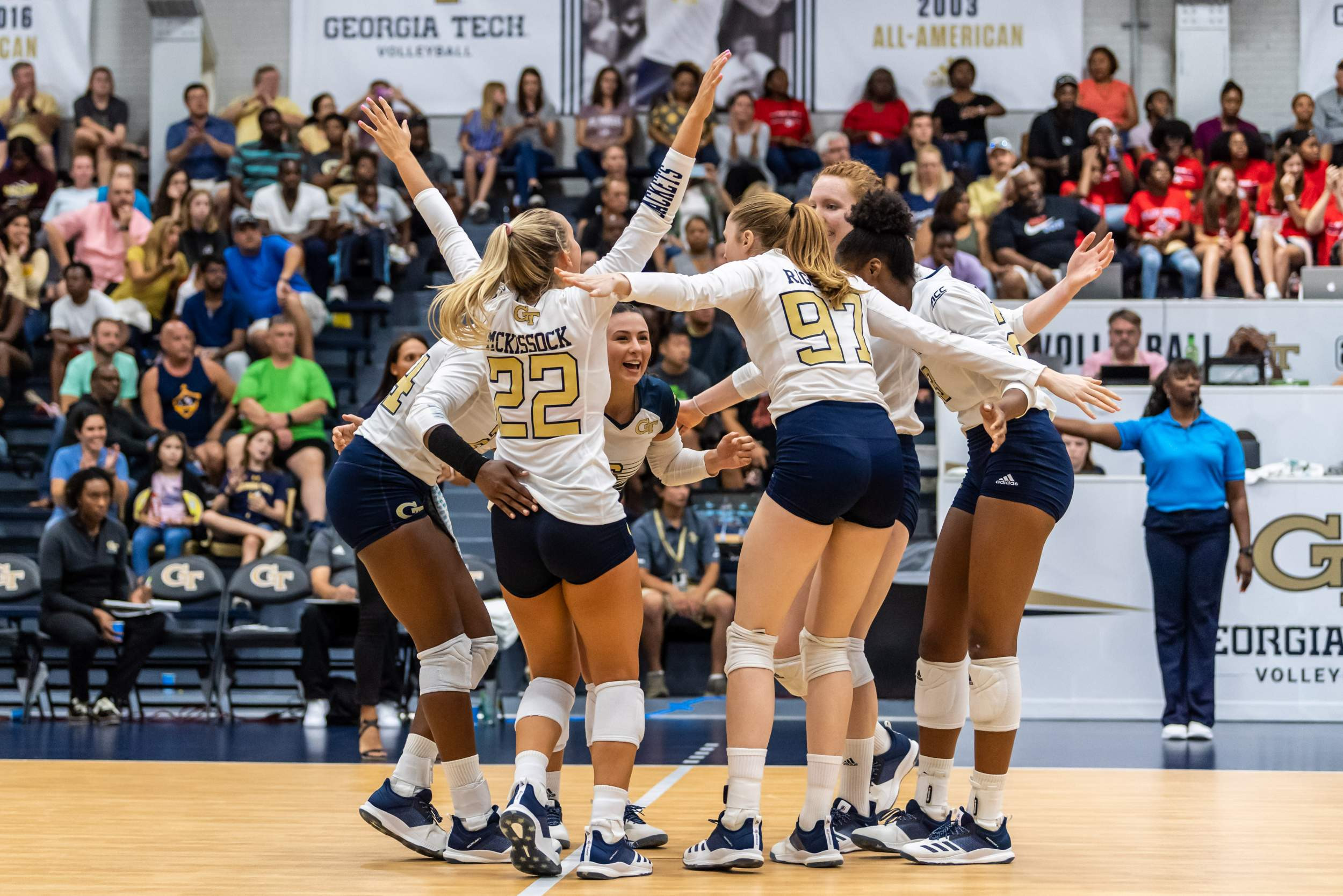 Photos Volleyball vs. Long Beach State Tech Yellow Jackets