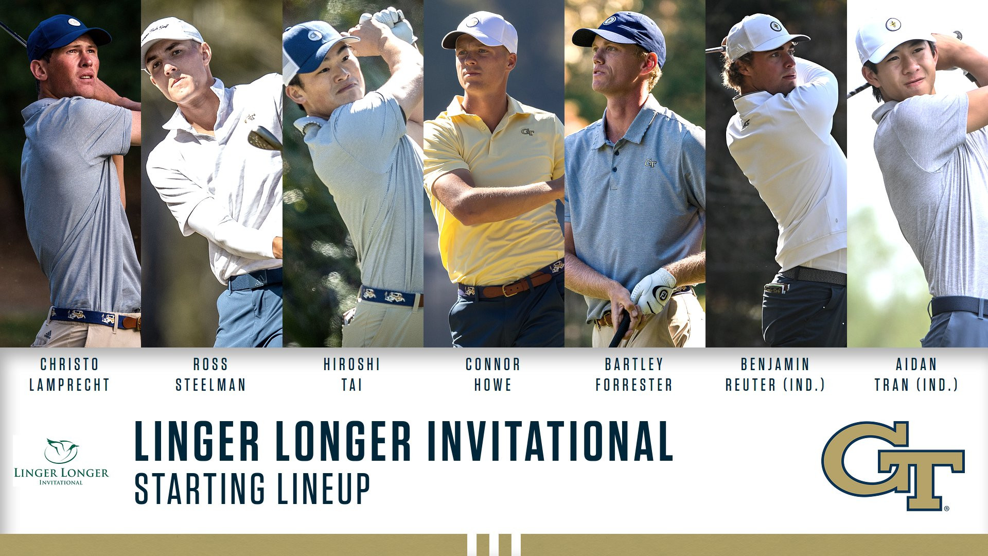 Tech Competes in Linger Longer Invitational Men's Golf