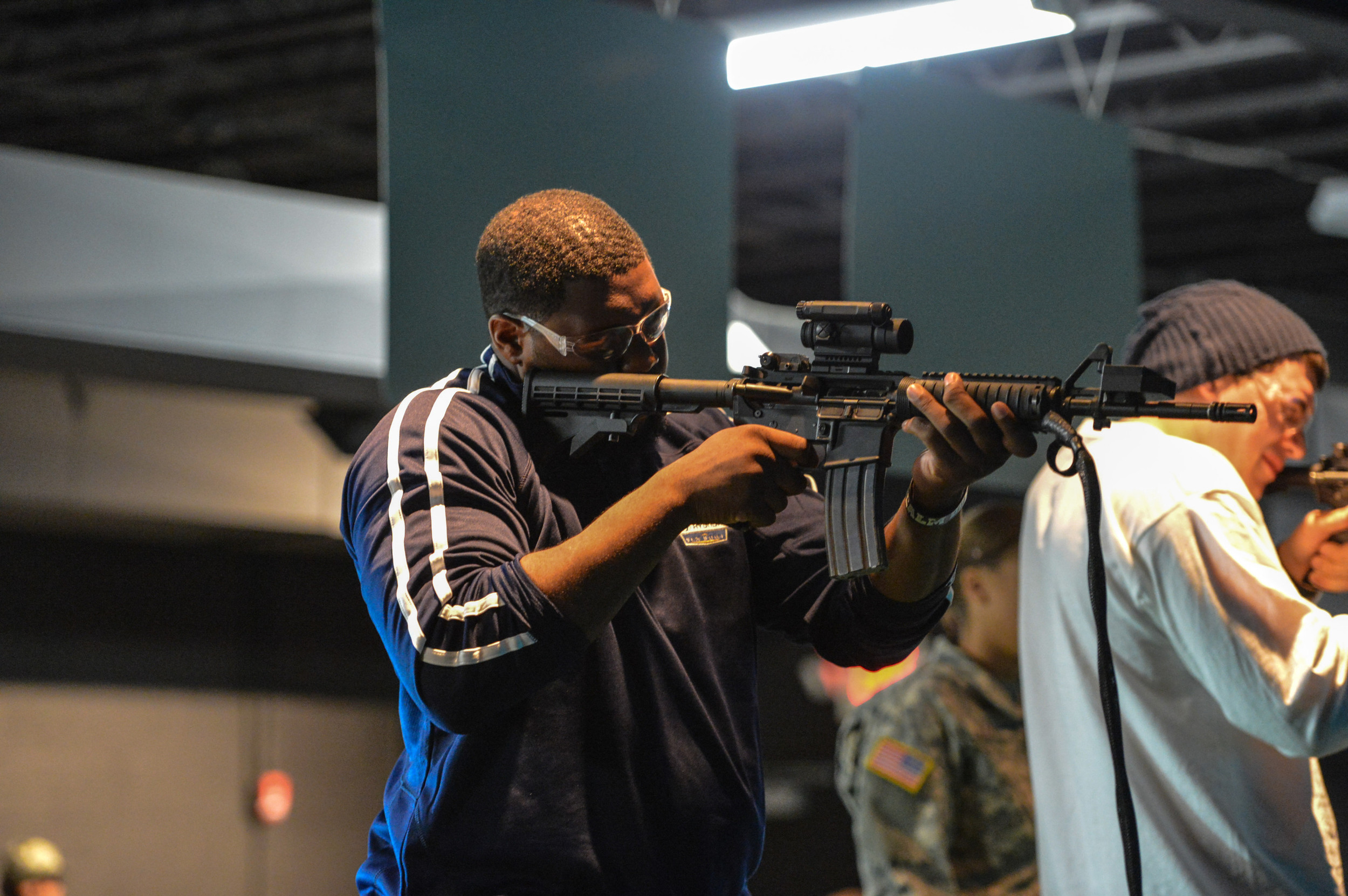 Georgia Tech players travelled to Fort Bliss for Day 2 of the 2012 Sun Bowl.