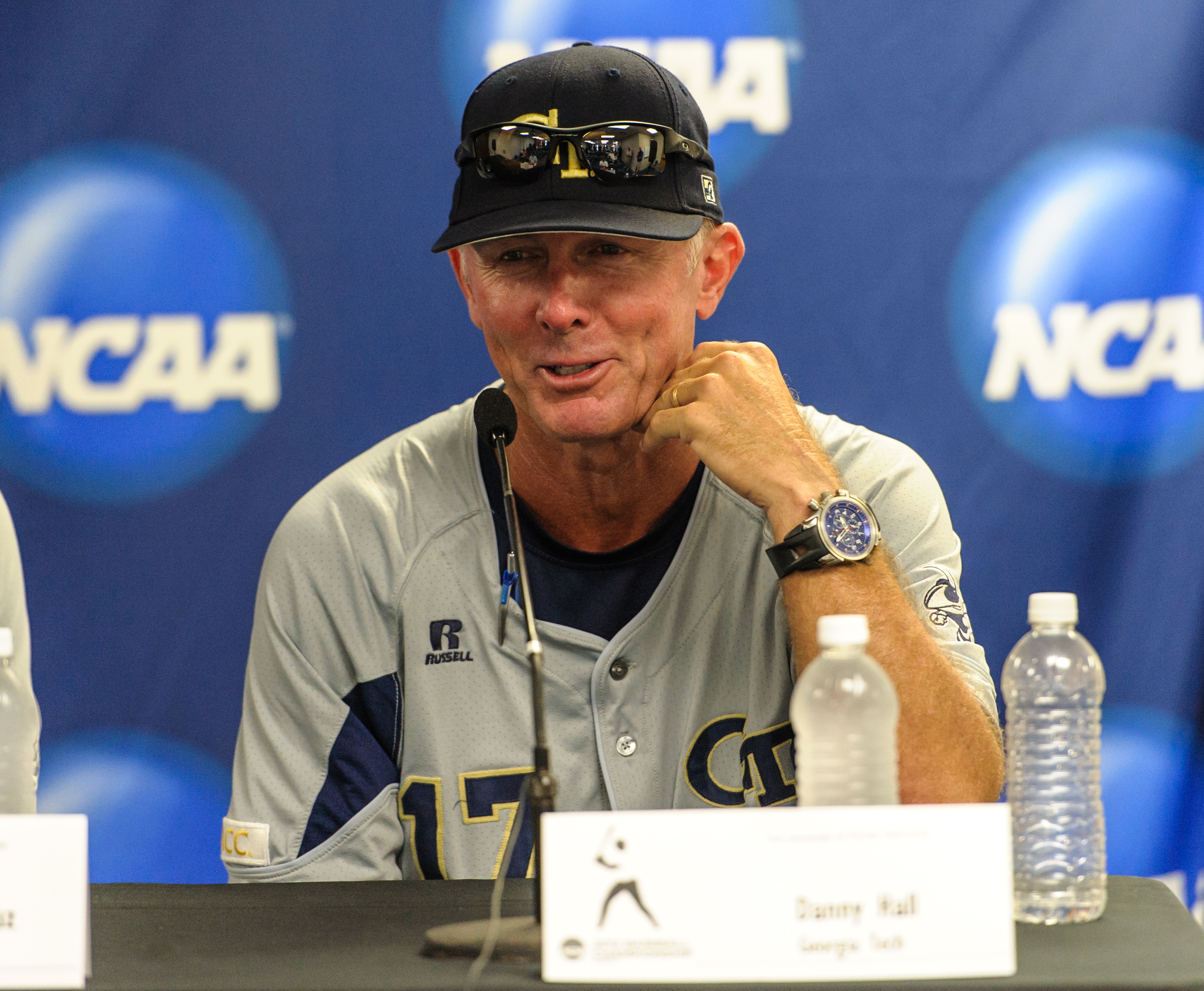 Head Baseball Coach Danny Hall Tech Yellow Jackets