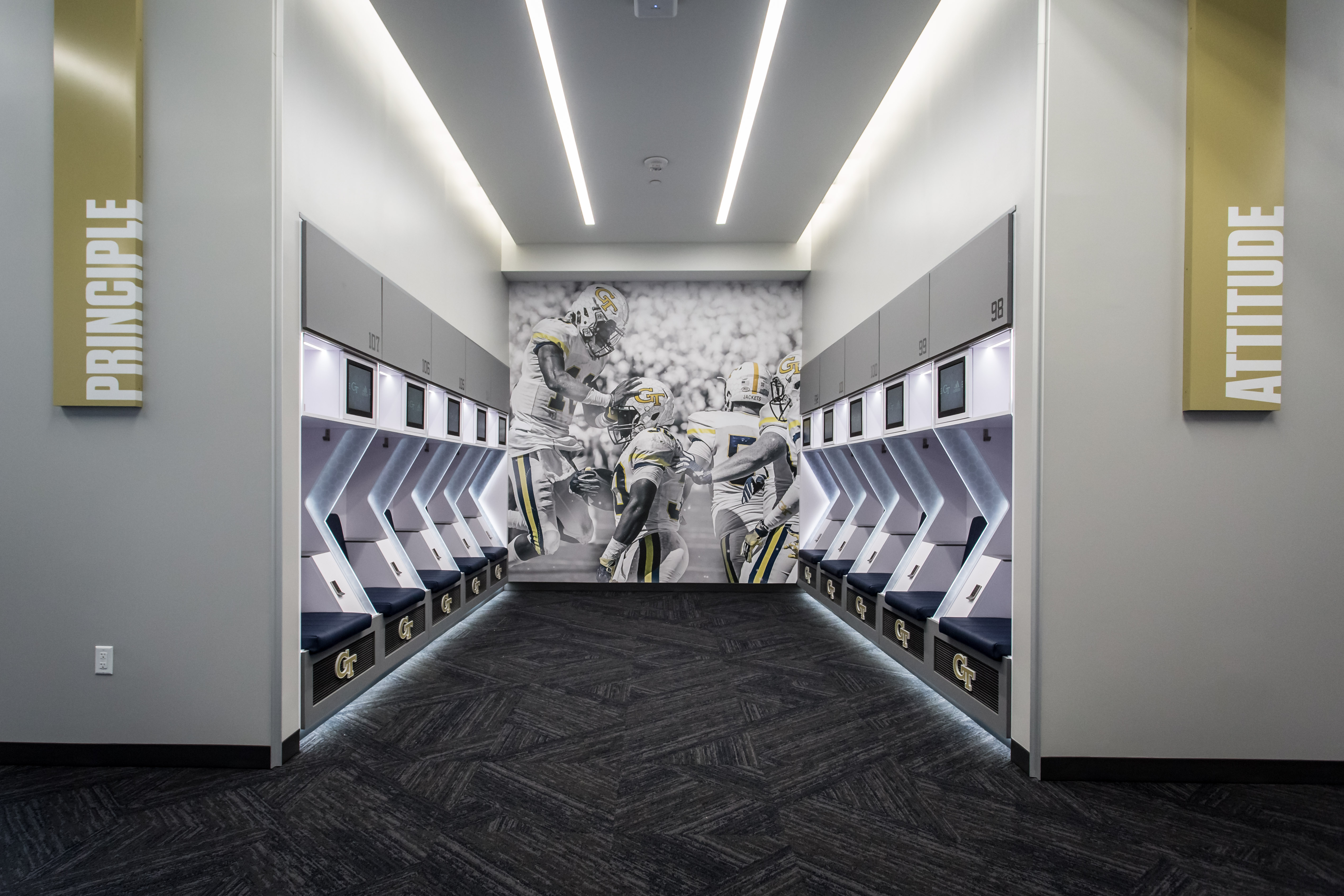 Video/Photos: GT Football Locker Room – Football — Georgia Tech Yellow