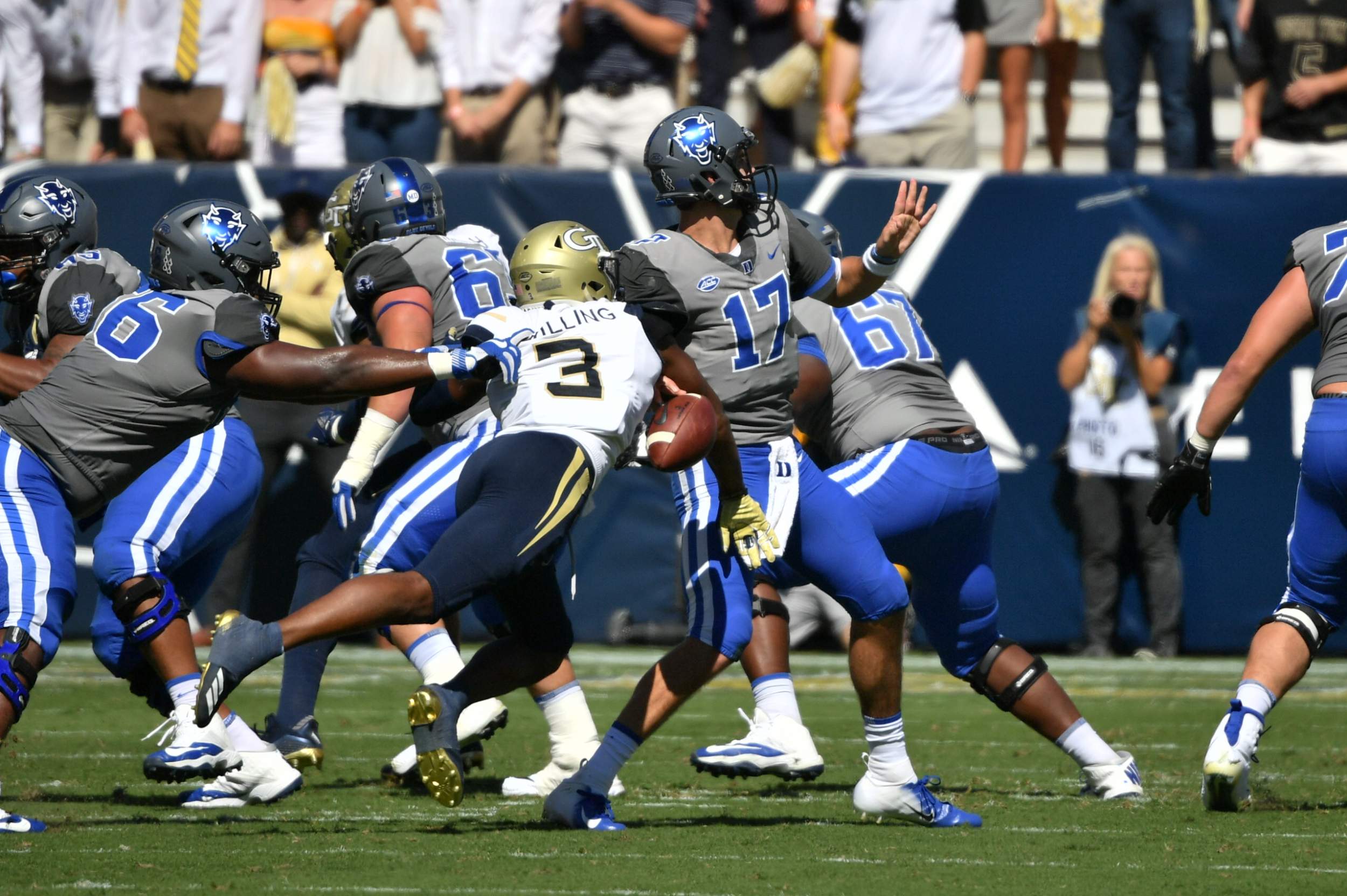 Duke Football Depth Chart