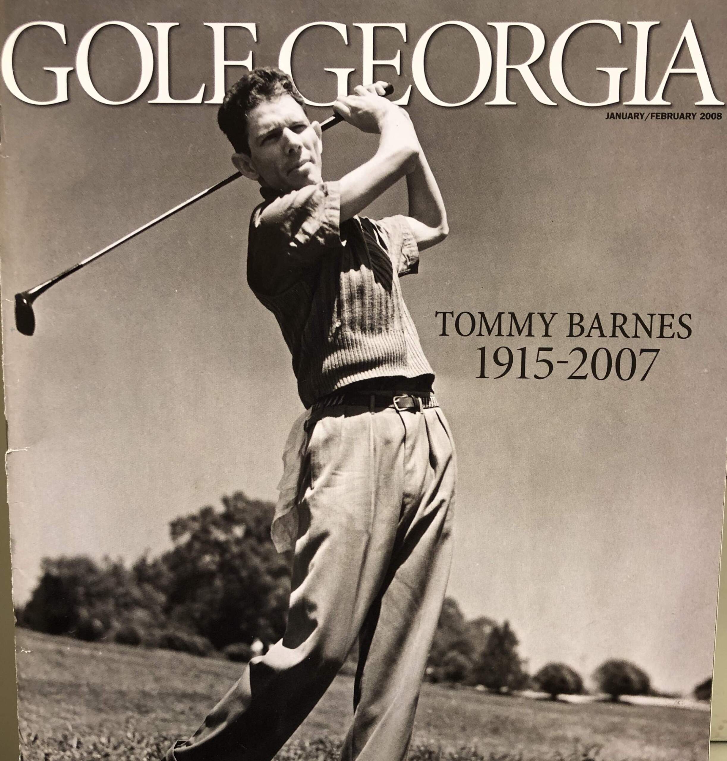 Georgia Tech Golf Legend Tommy Barnes Mens Golf Georgia Tech Yellow Jackets