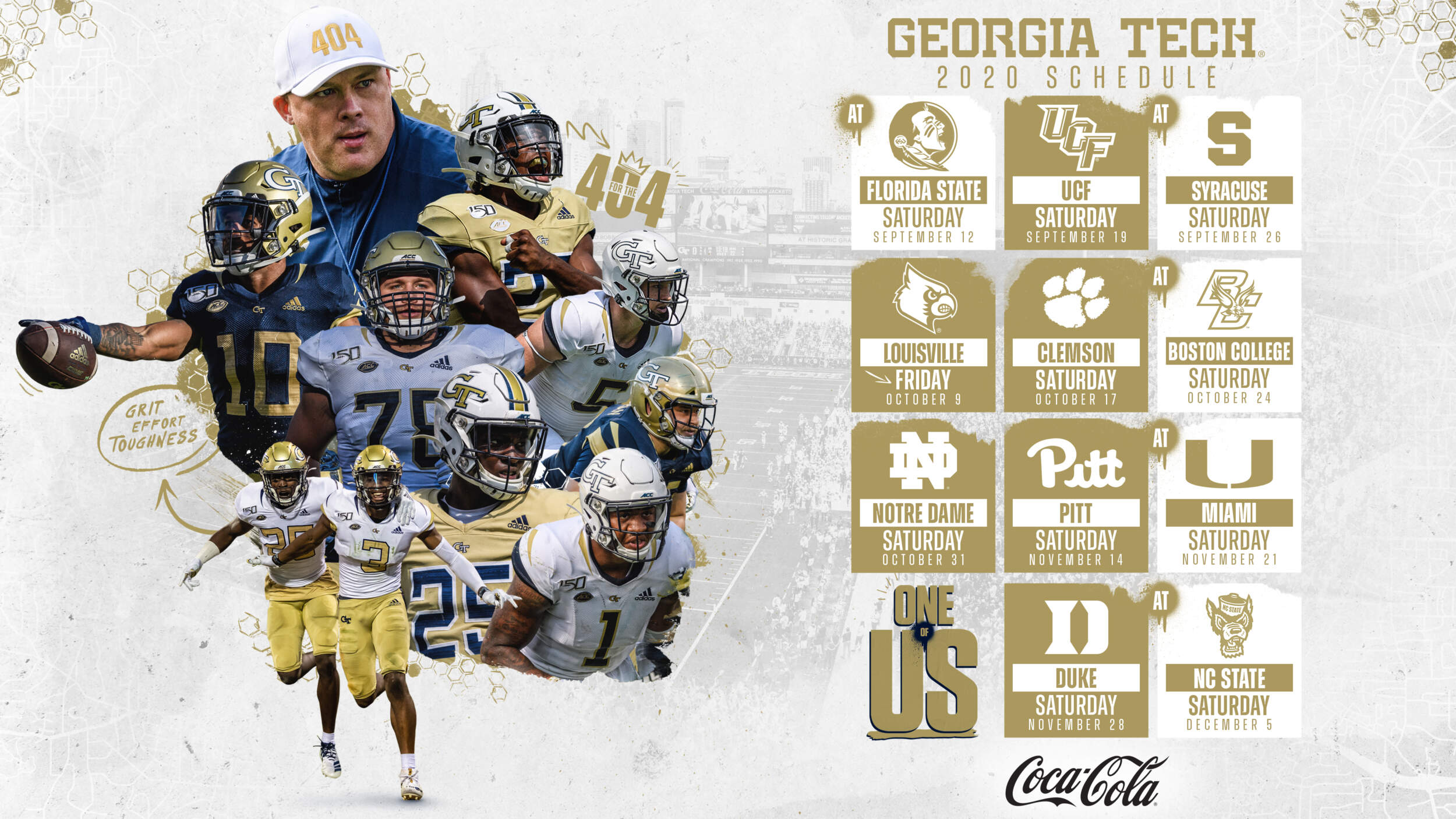 Georgia Tech S Revised Football Schedule Unveiled Football Georgia Tech Yellow Jackets