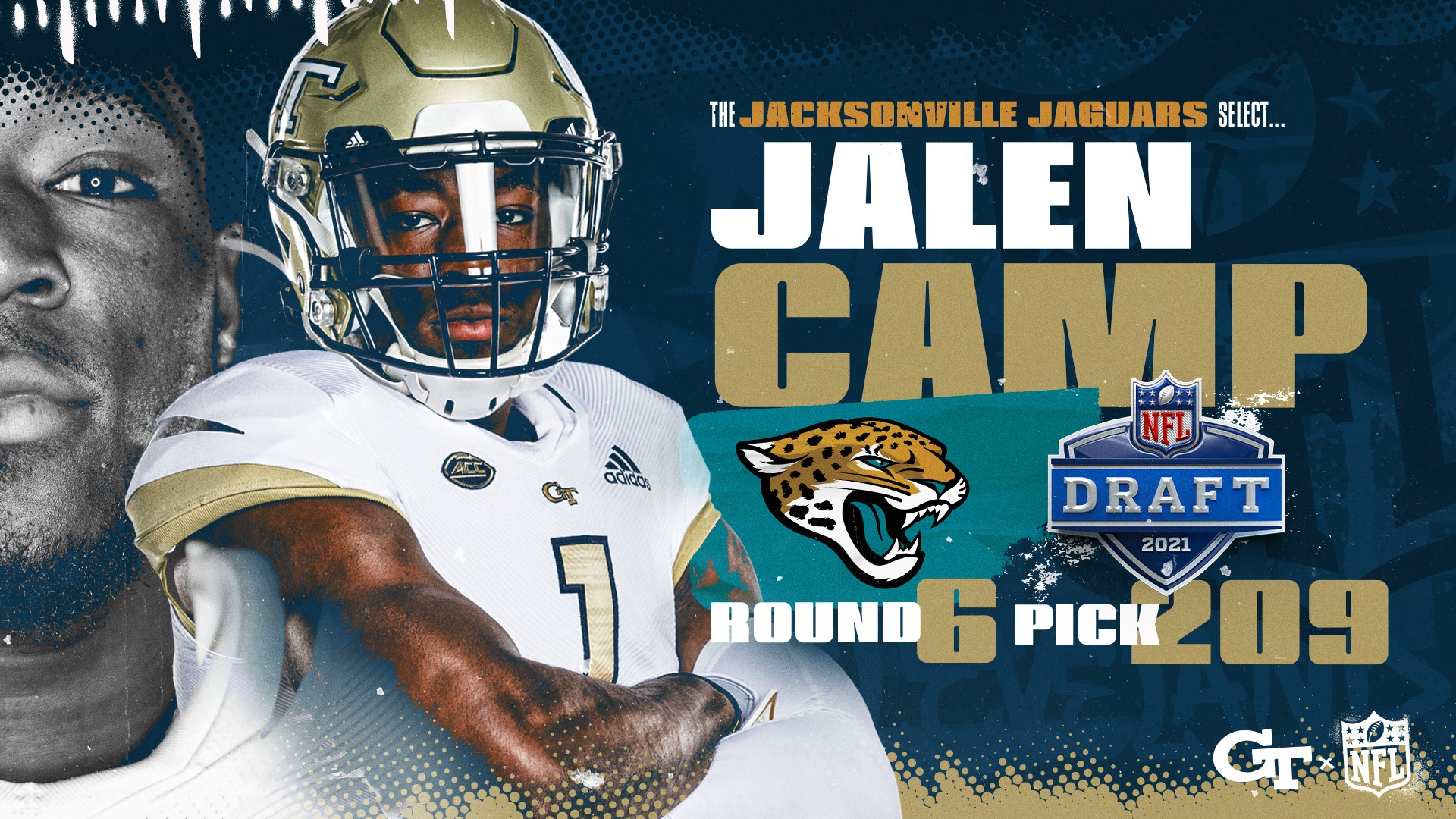 Camp Selected In 6th Round Of Nfl Draft Football Georgia Tech Yellow Jackets